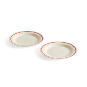 HAY - Sobremesa Assiette, Ø 18,5 cm, rouge (set de 2)