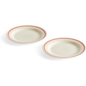 HAY - Sobremesa Assiette, Ø 18,5 cm, rouge (set de 2)