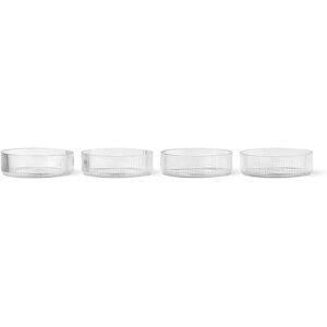 ferm LIVING Ripple Coupe claire set de 4