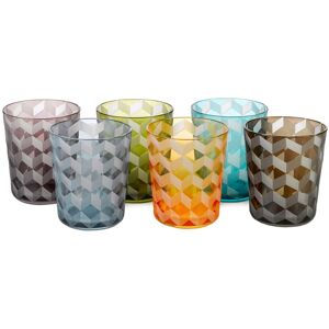 Pols Potten - Blocks Verre, multicolore (set de 6)