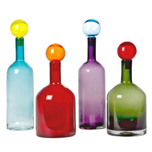 Pols Potten - Bubbles & Bottles Carafe, multicolore (set de 4)