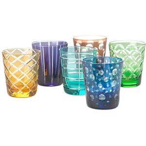 Pols Potten - Cuttings Verre, multicolore (set de 6)