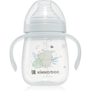 Kikkaboo Savanna Cup with Silicone Spout tasse avec supports 6 m+ Blue 240 ml