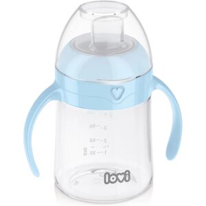 LOVI First Cup tasse avec supports Blue 6m+ 150 ml