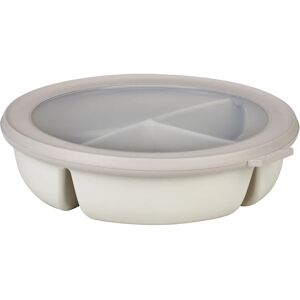 Mepal Bento Bowl Cirqula bol pour aliments coloration Nordic White, 250 + 250 + 500 ml 1 pcs