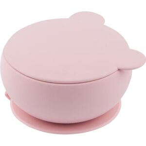 Minikoioi Bowl Pink bol en silicone avec ventouse 1 pcs