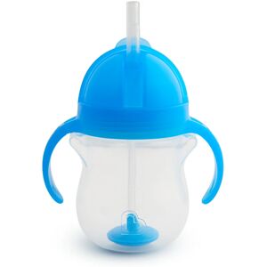 Munchkin Click Lock™ Tip & Sip tasse avec paille Blue 6 m+ 207 ml