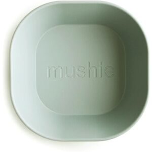 Mushie Square Dinnerware Bowl bol Sage 2 pcs