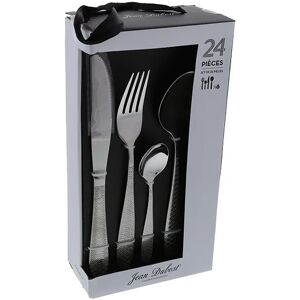 Menagere 24 pieces inox Flower Jean Dubost [Gris metallise]