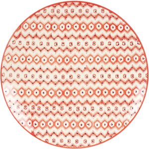 Assiette plate Santa Fe rouge 26 cm Table passion