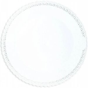 Plat dentelle rond Ø 32 cm - Blanc Scrapcooking