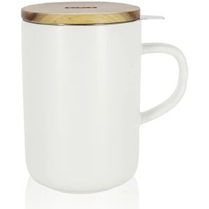 Tisaniere mug Juliet en gres blanc 475 ml Ogo [Rose]