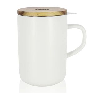 Tisanière mug Juliet en grès blanc 475 ml Ogo [Multicolore]