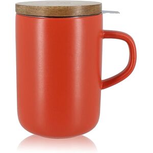 Tisanière mug Juliet en grès paprika 475 ml Ogo