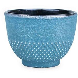 Tasse en fonte bleue et argentee Aromandise