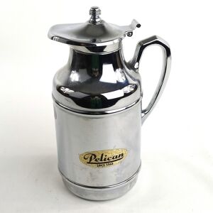 Cafetière inox isotherme Pelican fabriquée au Japon 1 litre Brillant Années 50  Argenté - Publicité