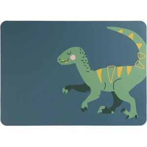 ASA Selection Set de table enfant velociraptor Vincent jaune