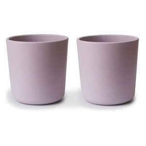 Mushie Lot de 2 verres bébé Soft Lilac - Gobelet bébé