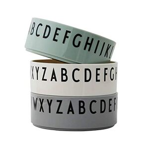 Design Letters Bol pour Enfant et bébés   Set of 3 Bols à Céréale Tritan   Bols Soupe micro ondes   Grand bol Sans BPA, BPS, EA   Bowl Petit Dejeuner  Bols à l'avoine mignons pour pâtes Bols à Dessert - Publicité