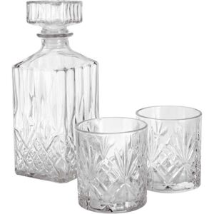 Conforama Set Set Carafe + Verres 4 pièces WHISKY