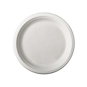 Papstar Assiette en canne à sucre 'pure', rond, 230 mm - Lot de 2