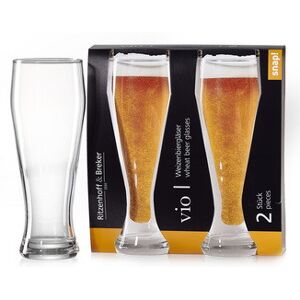 Verre à bière VIO, 0,66 litre - Lot de 2