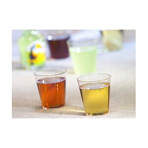 Verre à liqueur en plastique, 4 cl, transparent - Lot de 6