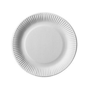 Papstar Assiette en carton 'pure', rond, 230 mm, blanc - Lot de 2