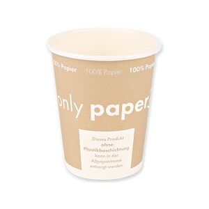 Gobelet pour café en papier dur 'Only Paper' - Lot de 3