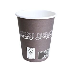 Gobelet à café en papie rigide To Go, 300 ml, brun - Lot de 4 Noir