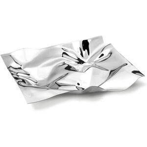 Georg Jensen Plateau en acier inoxydable Argent 14x3x17cm