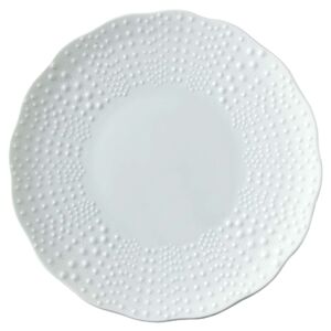 Medard de Noblat Assiette de présentation en Porcelaine Blanc Blanc 30x30x30cm