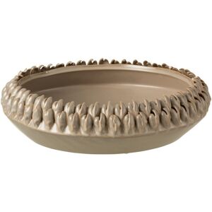 LANADECO Plat céramique gris D36,5cm