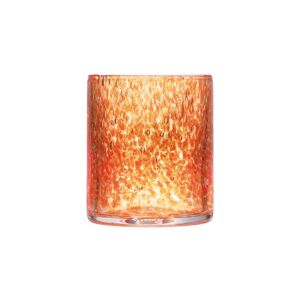 La Rochère Verre à eau en verre orange - lot de 6 Orange 8x10x8cm