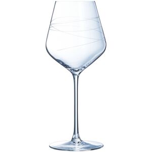 Cristal d Arques 6 verres à pied 47cl Abstraction - Cristal d'Arques Transparent 0x25cm