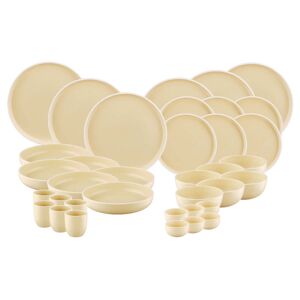 Björn Set vaisselle 36 pièces en grès beige Beige 0x0cm