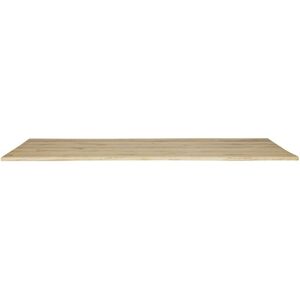 WOOOD Plateau de table 199x90 en bois beige Beige 199x3x90cm