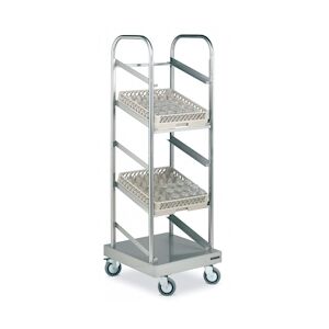 Distform Chariot en Inox pour Paniers à Verres Acier inoxydable 610x650x1892mm