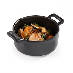 PUJADAS Mini Cocotte Melamine Noire Ø 9 cm Melamine x45mm