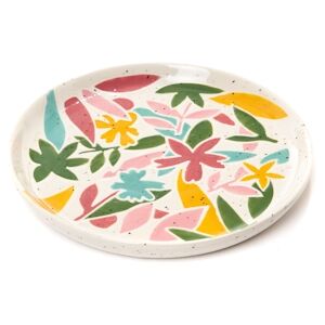 Assiette dessert Luisa x6 -  Decore Rond Gres Amadeus 21x21 cm