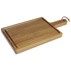 Olympia Gastronoble TG Woodware Planche a steak en acacia avec poignee 42 x 23cm