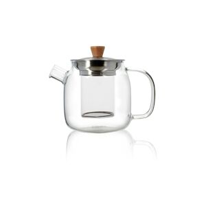 OGO LIVING - Theiere Oscar 550ml En Verre Borosilicate Et Inox