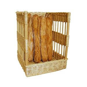 Vannerie De Villaines Présentoir à pain debout 50x50x65