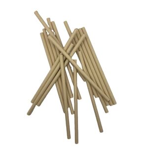 Paille Jetable en Fibre de Bambou L 19,7 cm Ø 0,06 cm - Natural Bambou - l- L19.7- P- h- Bambou