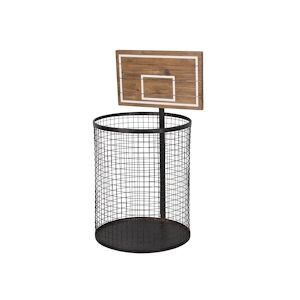 AnticLine créations Corbeille fer Panier basket 23,5x44,5x23,5cm