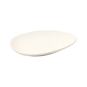 MONDO DECO Assiette Galet Blanche GM Collection Minérale Blanc 33 X 29 cm x 6 Mondo Déco