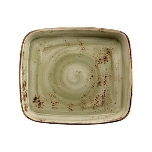 Steelite Craft Green Plat A Four L/S 35.5 X 30.5Cm -6 Pièces