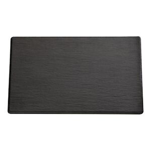 APS 83955 Plateau mélamine noir aspect ardoise GN 1/1 - 53 x 32,5 cm, H 1 cm - Publicité