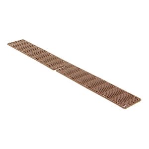 PROLINEA reglette diagonale amovible 67,5x1x9 cm,polypropylene tresse chocolat pour carita 60x40 cm - carton de 8