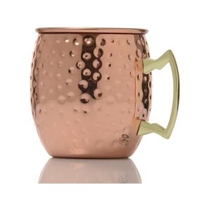 MONDO DECO Mug Cuivré Martelé Collection Metalik 55 cl H9,8 cm ø 8,6 cm x 6 Mondo Déco